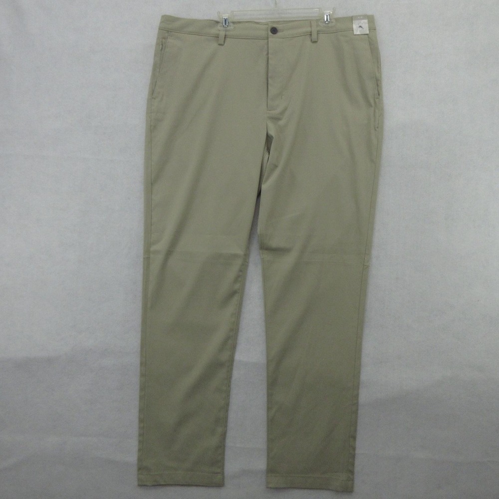 Tommy Bahama Pants Mens 42x35 Stone Khaki Island Zone Performance Stretch Golf
